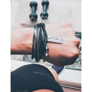 Dumbbell Weight Bracelet.